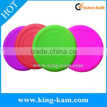 Customized Silicone Fabric Dog Frisbee For Dog