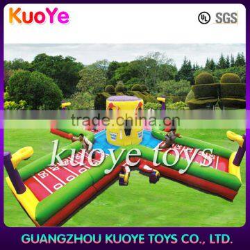 Inflatable Race Games Bungee Run With Basketball Hoop,Bungee and Joust Combo Inflatable Bungee Run, Inflatable Bungee Sport Game photo-2