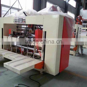 Carton box semi-automatic stitcher machine