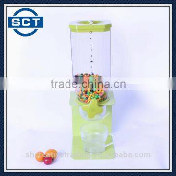 Plastic Metal Single Countertop Cereal Dispenser