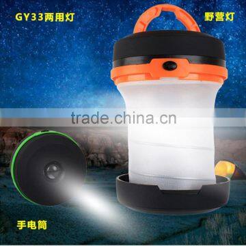 Goread GY33 2 in 1 3W LED AA type battery camping lamp LED torch