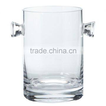 Hot Selling Slanted Rim Huge Glass Ice Bucket