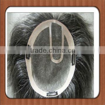 Indian remy hair men's toupee human hair mens wigs