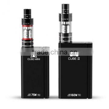 Best price smok tfv4 Singel/full kit malaysia hot selling tfv4 tank in Black and Stainless