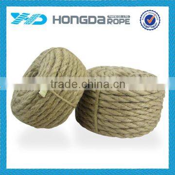 Raw jute exporter in china 3 strand eco friendly jute rope 6mm