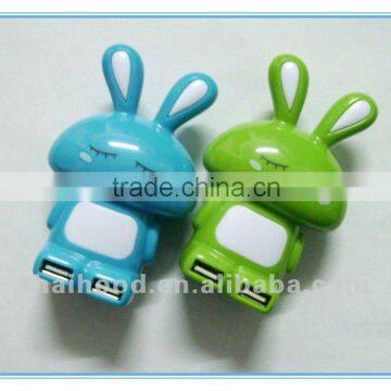 USB 2.0 hub/ 2 port USB hub/ animal shape hub