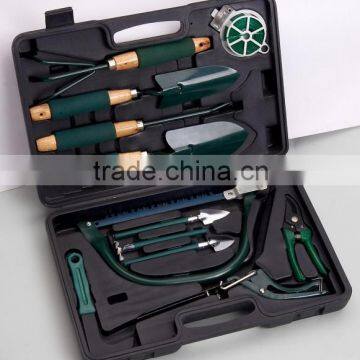 Garden tools set with blow case