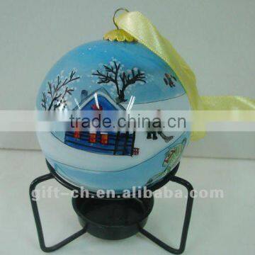 glass ball ornament for christmas decoration