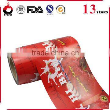 Custom Print Food Grade Plastic Film /food Packaging Plastic Roll Film