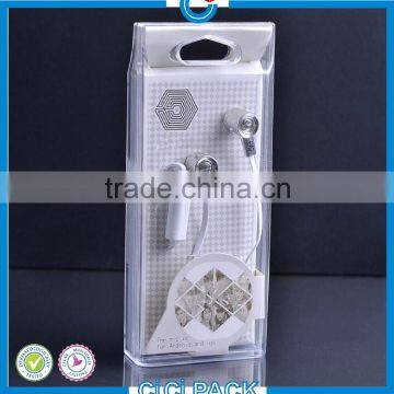 Offset Printing Earphone Plastic Packaging Custom, China Supplier Headphone Box Packaging, Factory Headset Box Plastic