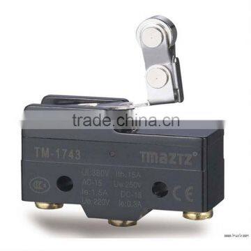 15A General purpose Unidirectional Short Hinge Roller Lever mini micro Switch