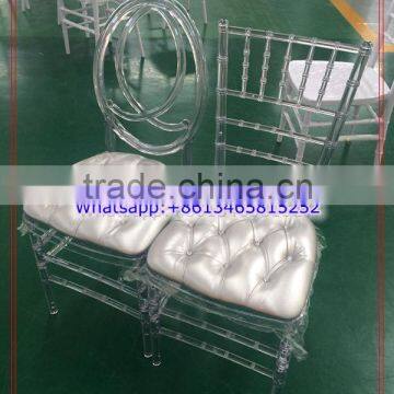 Transparent Color Plastic Resin PC Chiavari Chair