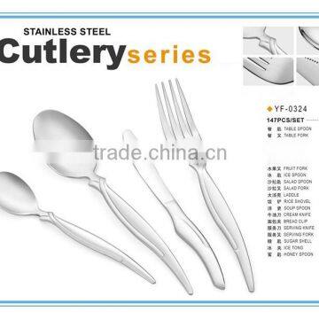 128/126/147/152 Pcs Stainless Steel Cutlery Set photo-6