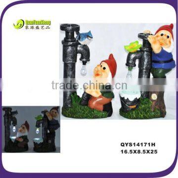 Garden solar light Gnomes figurine decorations