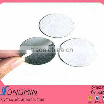 round plain flexible rubber magnetic fridge sticker sheet