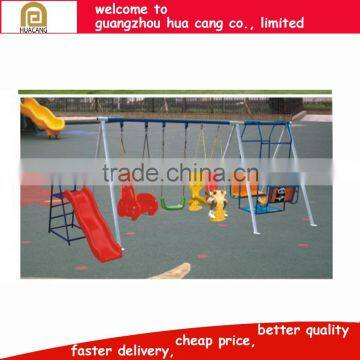 Outdoor playground swing, Amusement equipment swing set for children