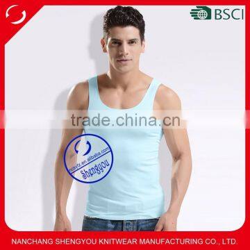 Custom wholesale bodybuilding blank mens stringer tank top