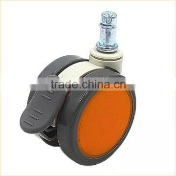 Shenzhen Colorful High-quality 2.5-inch Nylon Swivel Medical Caster photo-3