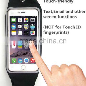 Fashion Universal Running Waist Belt for IPhone 6/6S,6/6S Plus,Galaxy S5,S6,Note 4/5 w/ OtterBox/LifeProof Cases (Black) photo-2