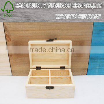 Adicolo wood box pine box with cover storage box