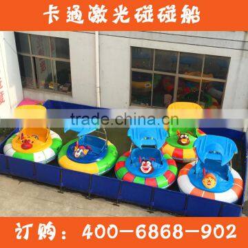 DC12V With Lazer Gun and Water Jetting Battery Water Bumper Boat for Sale photo-5