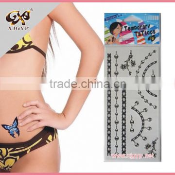 non toxic tattoo stickers/kids flower tattoo sticker/perfume tattoo sticker