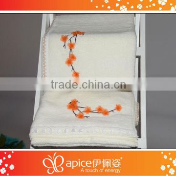 comfortable 100% cotton embroidery face towel