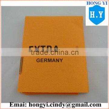 80%viscose, 20%polyester 50x70cm Logo Printed Germany Nonwoven Orange Super Absorbent Cloth for Floor Celaning Use photo-2