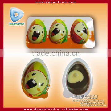 Small cartoon face egg choco candy