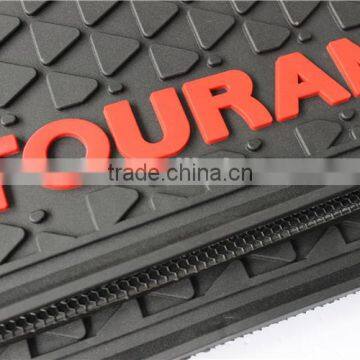 Rubber Carpet Trim Car Floor Mats - Heavy Duty Black Liners for VW Touran photo-4