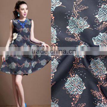 100%polyester dobby jacquard women dresses fabric in stock