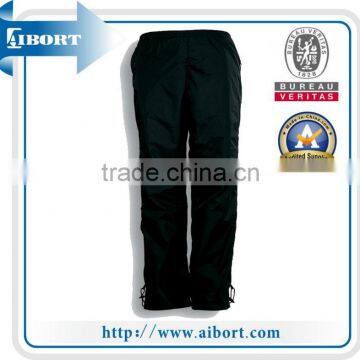 Classic microfiber black long pants mens training pants