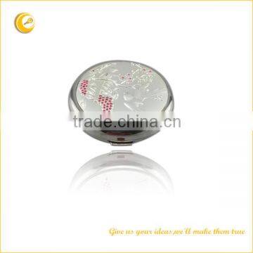 70mm jeweled compact mirror