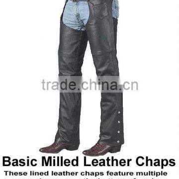 Basic Milled Leather Chaps