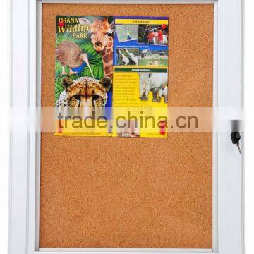 Cork back lockable notice boards,Bulletin boards