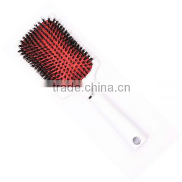 paddle and cushion ceramic hair brush with porcupine