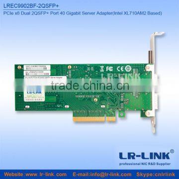 Dual QSFP+ Port Fiber 40 Gigabit 40Gbps Ethernet PCI Express Server Adapter (Intel XL710AM2 Based) photo-3