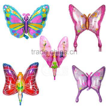 Wholesale Large Animal Butterfly Shape Aluminum Foil Helium Balloons