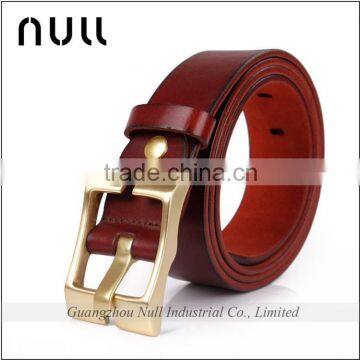 Top Brand Generous Metal Buckle Mens Belt Leather Strip for Designer Belt
