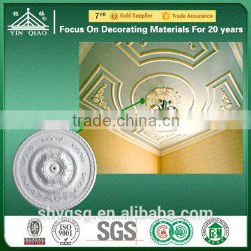 Eco-friendly Material Flower Pattern Gypsum Ceiling Center Medallion