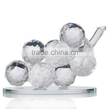 CA0001 Factory oem glass fruit crystal decorative glass fruits