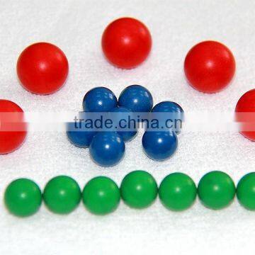 Red polyacetal balls POM plastic balls