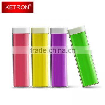 best mini power bank protable lipstick power bank charger 2600mah