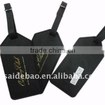 PU leather luggage tags