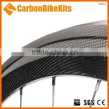 CarbonBikeKis 700C 60mm Clincher Road Bicycle Carbon Cyclocross Disc Wheels