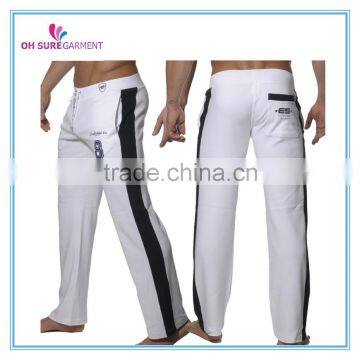 100% cotton french terry track pants for men