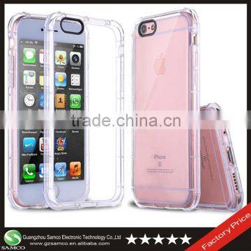 Samco AIR CUSHION Transparent Shockproof Soft Crystal TPU Case for iPhone 6