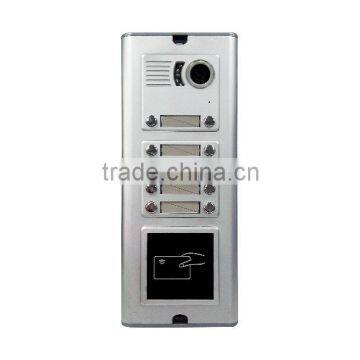 new type of outdoor panel for multi apartments with click card function,video door phone with gsm