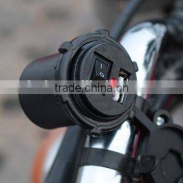 Professional motorcycle accessories usb phone charger 6-45V