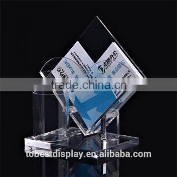 Hot sale memo pad holder, gift card display stand, business card display stand